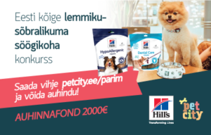 Eesti kõige lemmiklooma sõbralikuma söögikoha konkurss 2020
